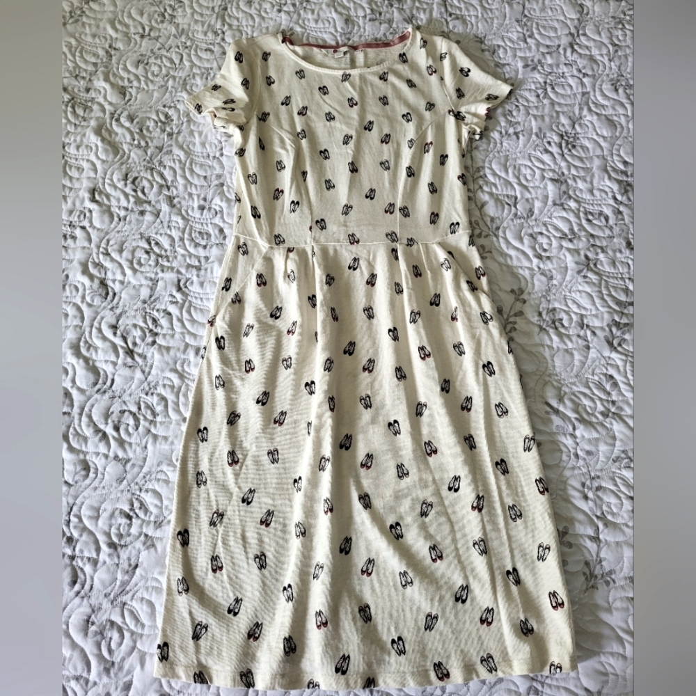 Boden Ballet Slipper Print Dress